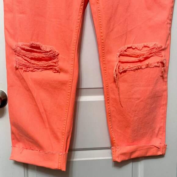 New L'AGENCE Milana Low Rise Stovepipe Straight-Leg Jean in Bright Coral size 34 - Picture 10 of 15